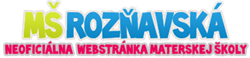 Materská škola Rožňavská Logo